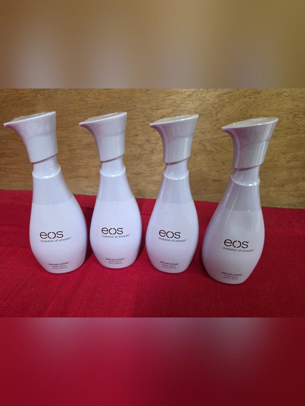 EOS Delicate Petals Body Lotion - 11.8 Oz Each Lot Of 4 New Never Opened